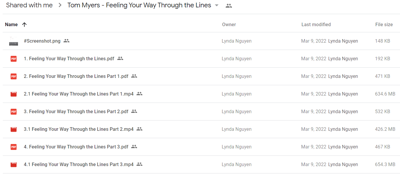 Tom Myers - Feeling Your Way Through the Lines